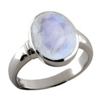Moonstone gemstone ring